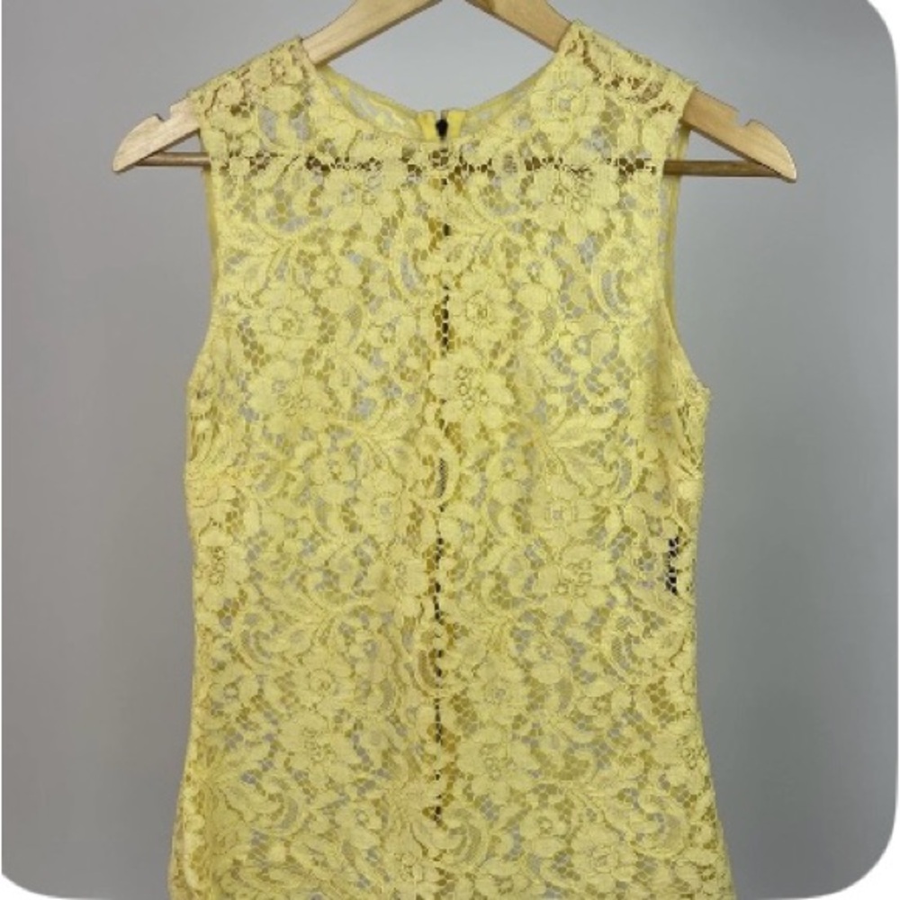 Dolce & Gabbana Lemon Lace Blouse